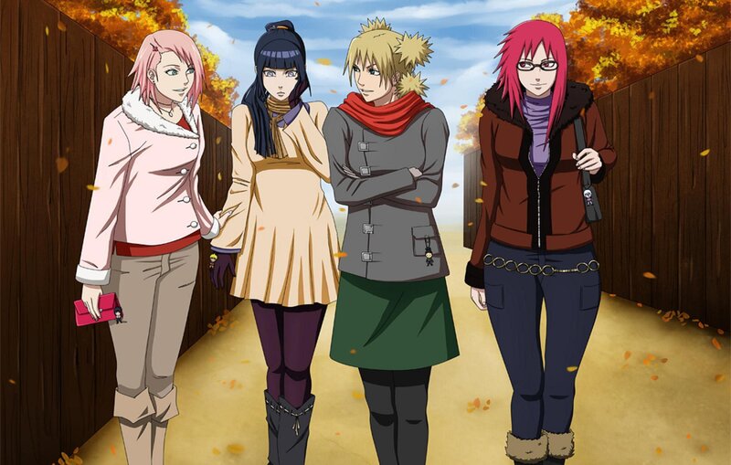 Four Women in Autumn