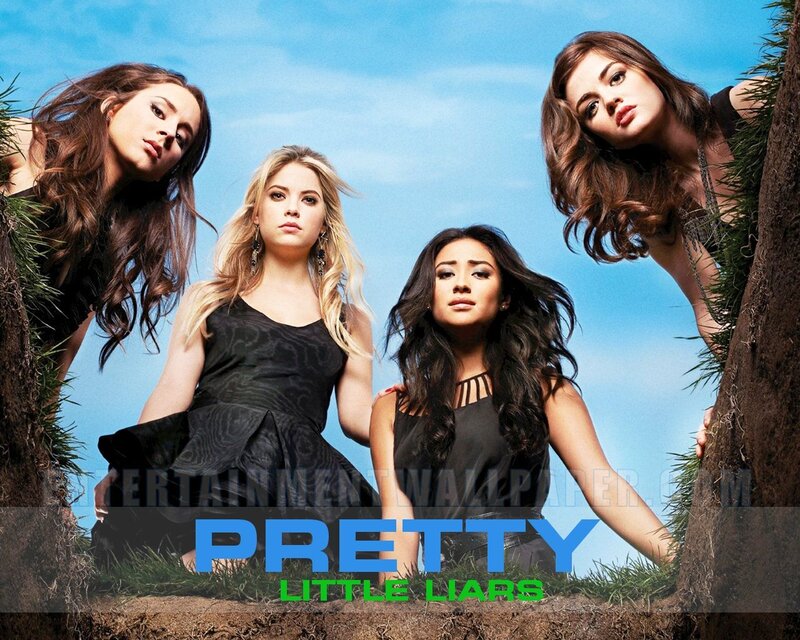 Four Women in Black Dresses — Blue, Dramatic