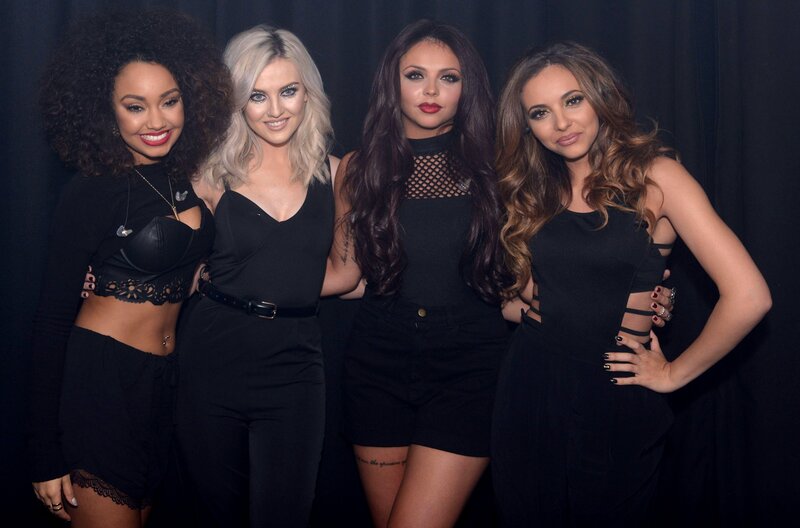 Four Women in Black Outfits — Confident, Photograph, Black Clothing