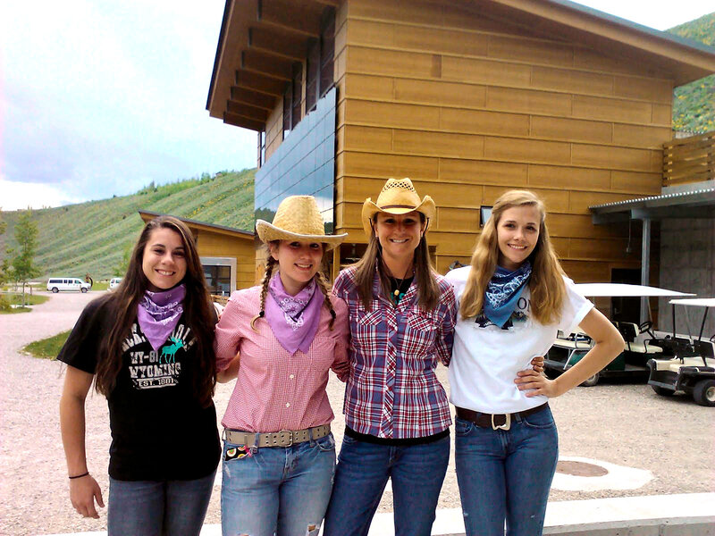 Four Women in Cowboy Hats — Brown, Casual