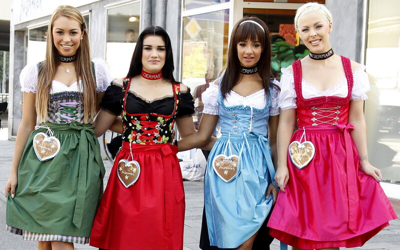 Four Women in Dirndls