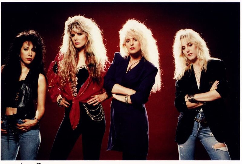 Four Women in Rock Attire