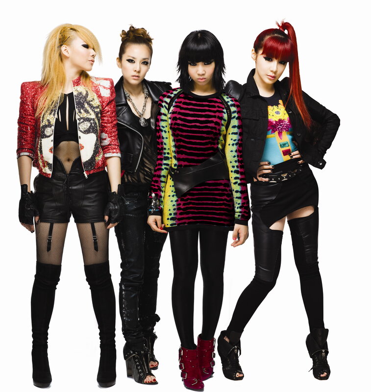 four women in stylish outfits