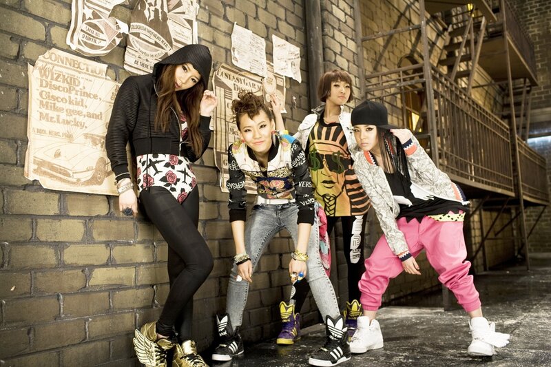 four women in urban fashion