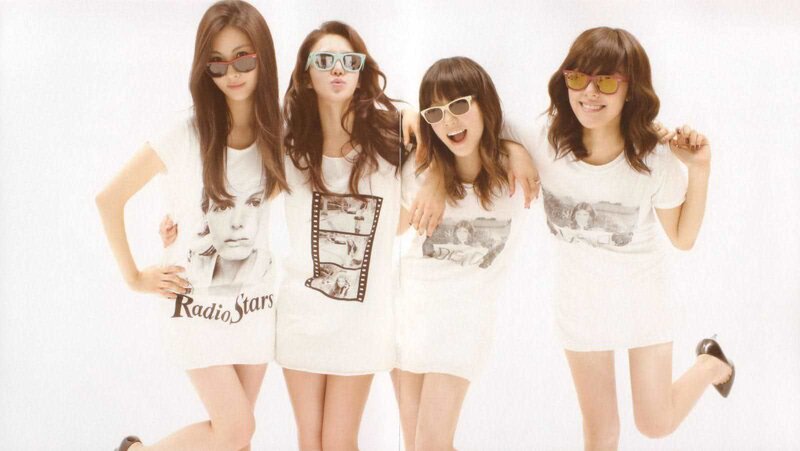 four women in white t-shirts