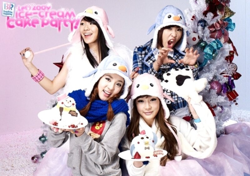 Four Women in Winter Hats