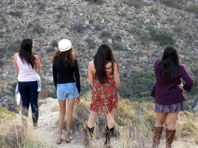 Four Women on a Hill
