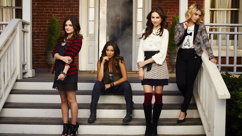 four women on a porch
