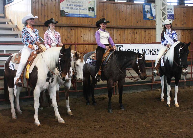 Four Women on Horses — Brown, Formal