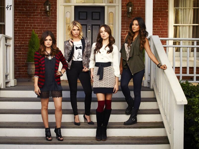 Four Women on Steps — White, Confident