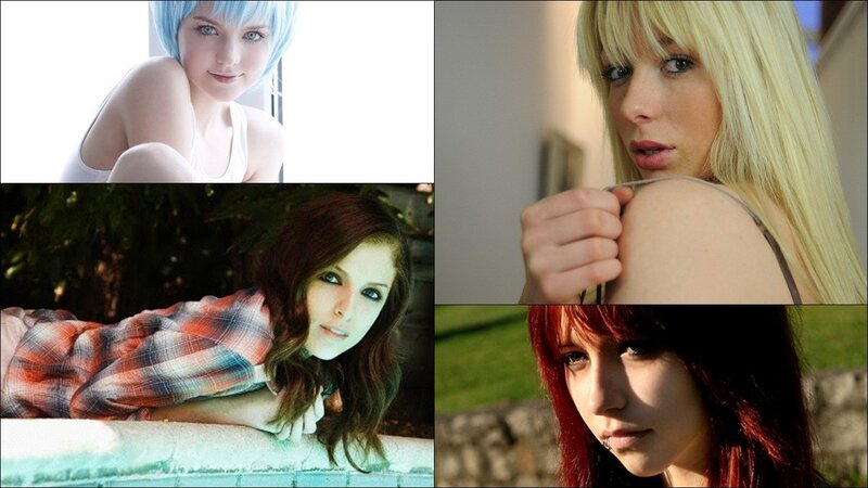 four women with different hair colors