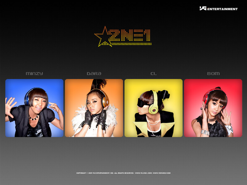 Four Women with Headphones