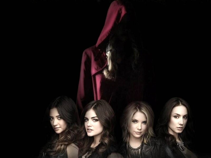 Four Women with Hooded Figure