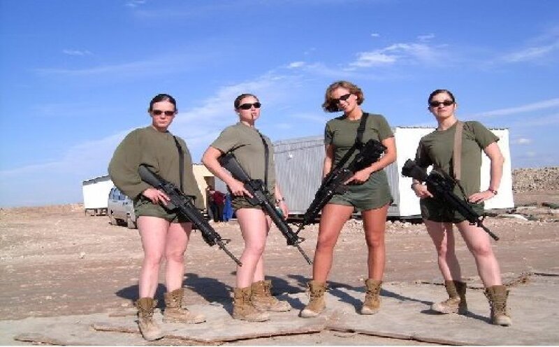 Four Women with Rifles