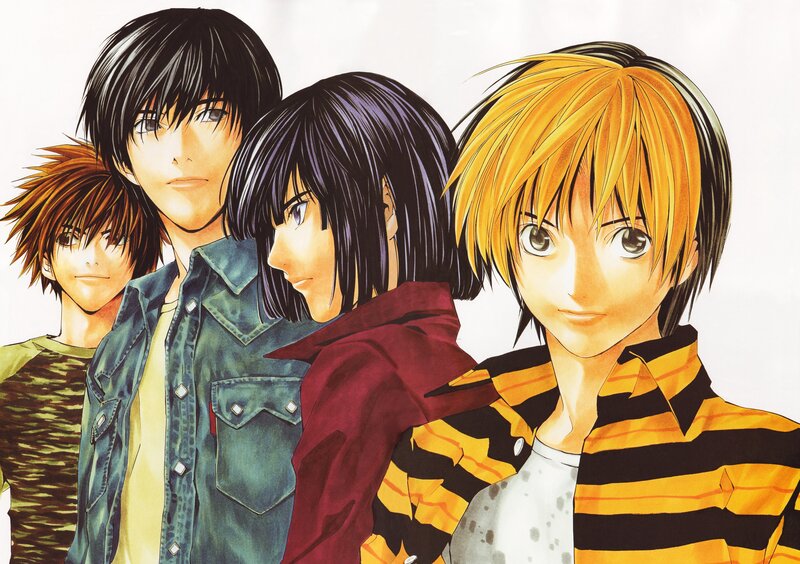 Four Young Male Characters