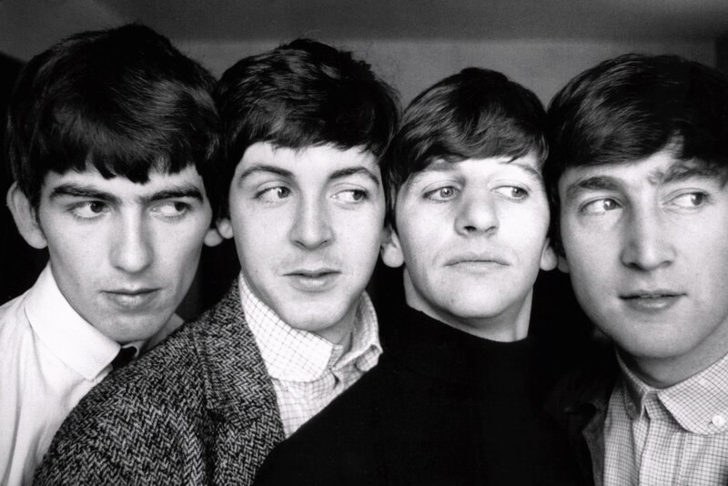 Four Young Men in a Row