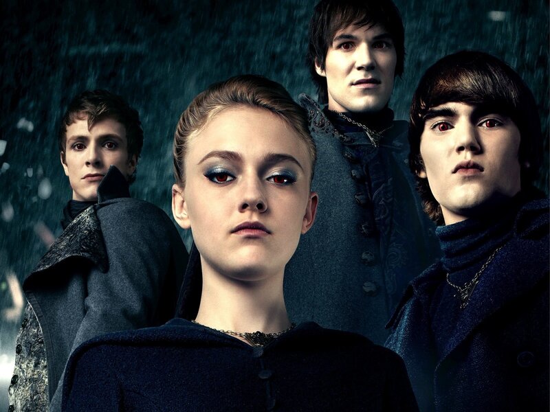 Four Young People in Coats