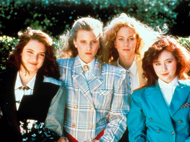 Four Young Women Standing