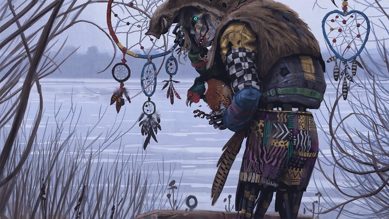 Fowl-headed Figure