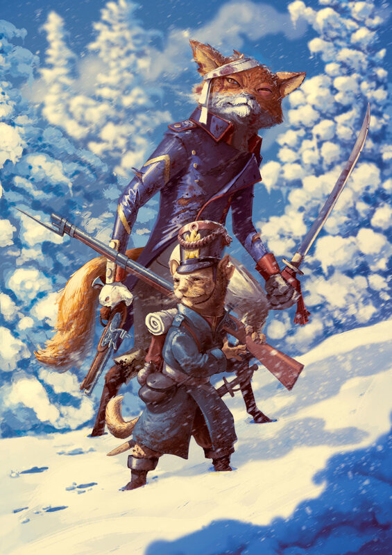 Fox and Cat Soldiers
