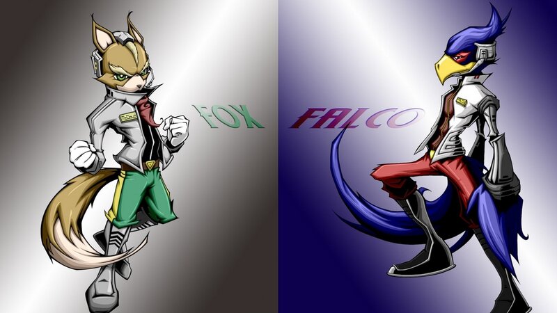 Fox and Falco characters