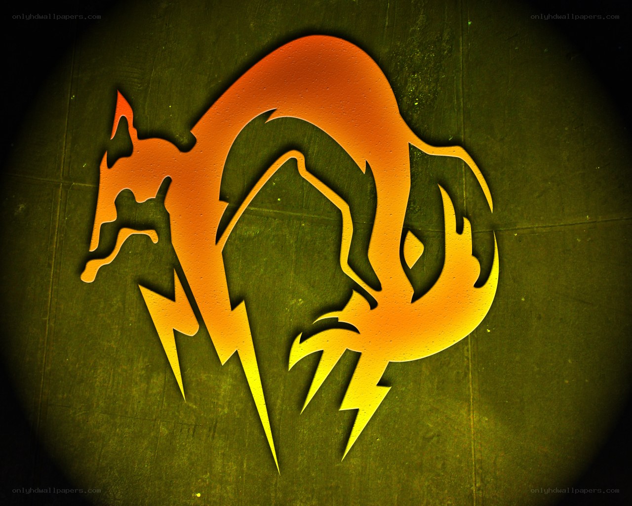 fox and lightning symbol