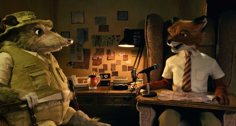 Fox and Rat in Office