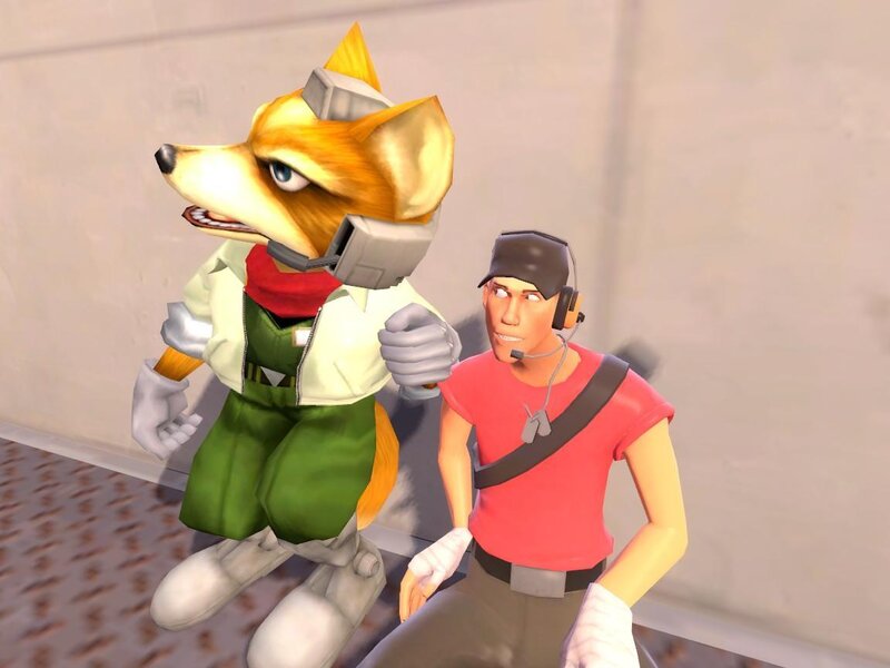 Fox and soldier characters