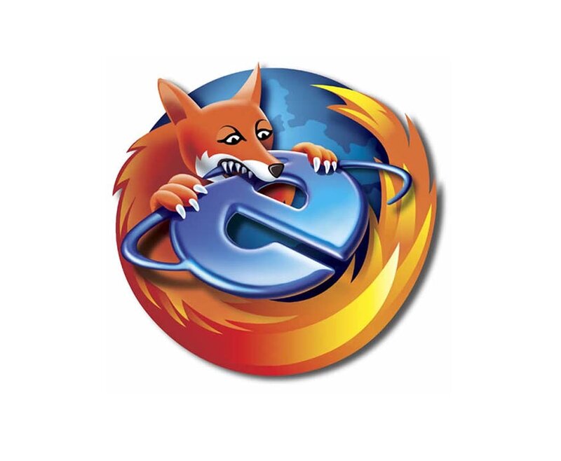 Fox Biting Letter E