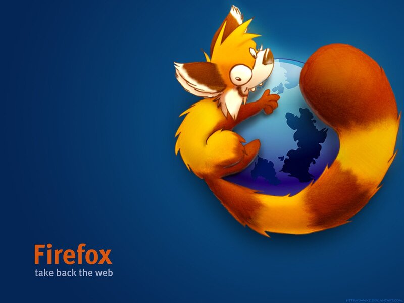 Fox Character Around Globe