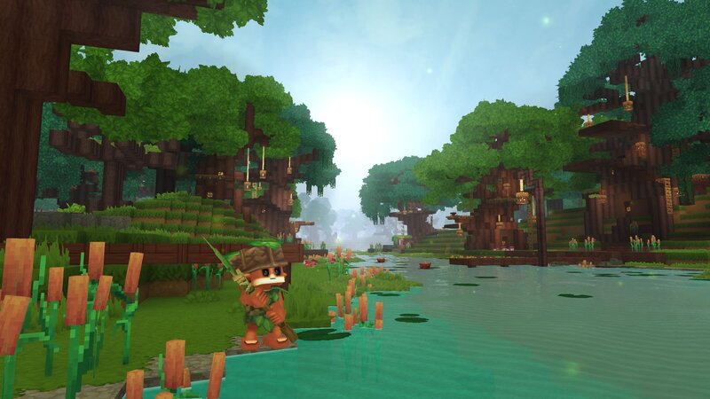 Fox Character in Forest