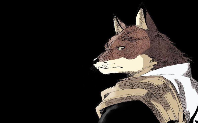 fox character in profile