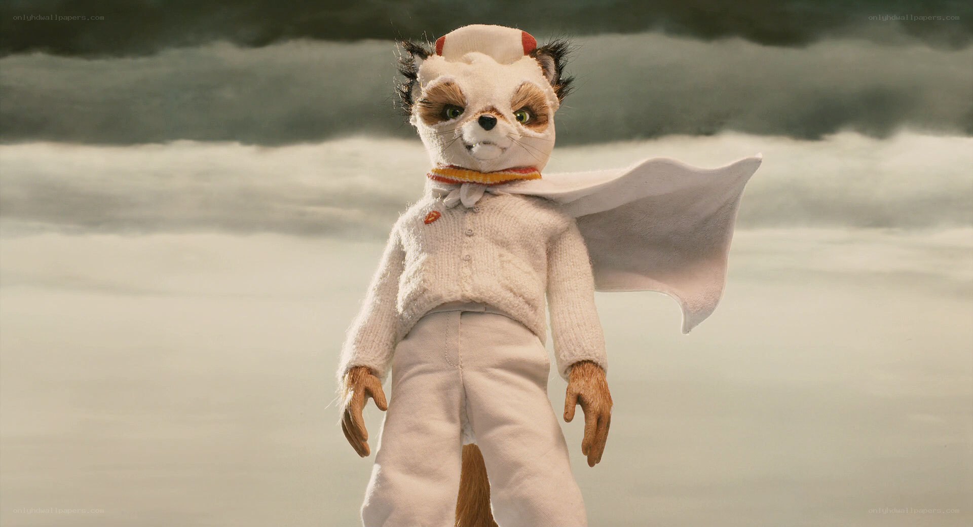 fox character in white outfit