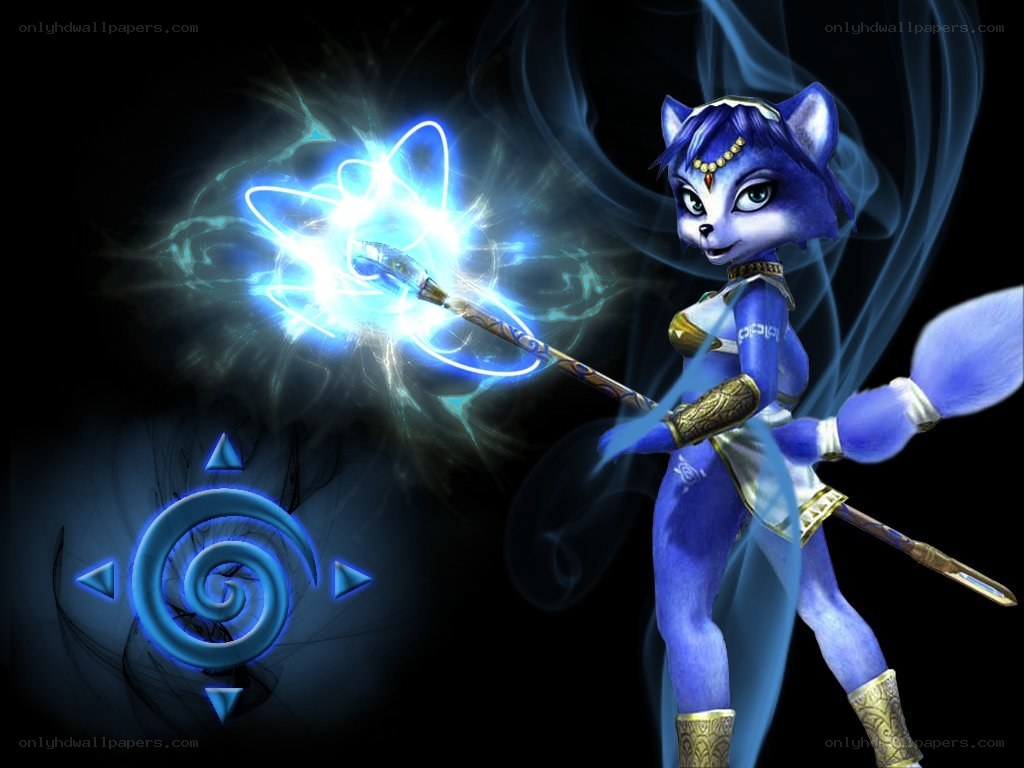 Fox character with magic staff