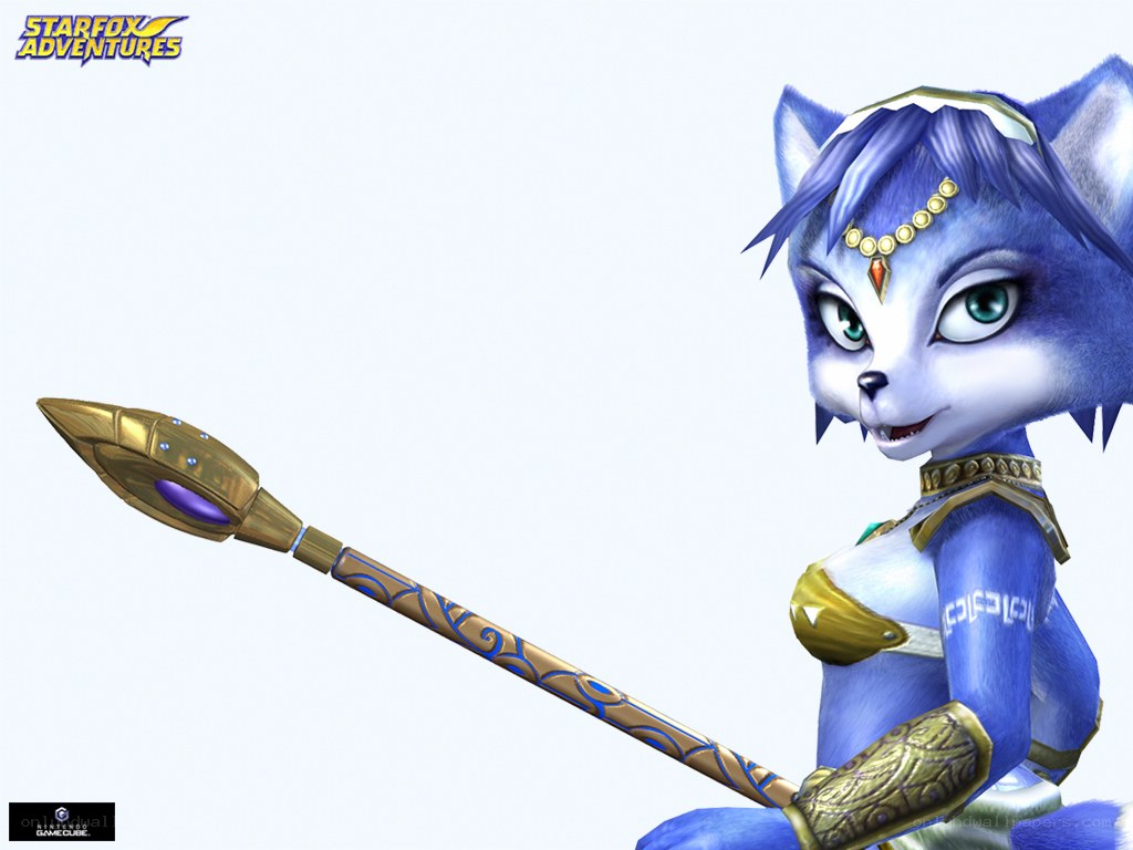 Fox character with staff