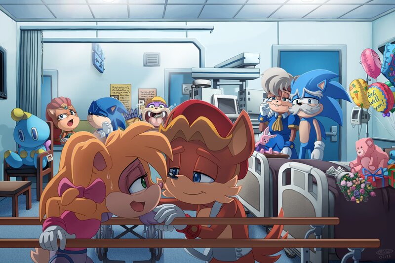 Fox Characters in Hospital