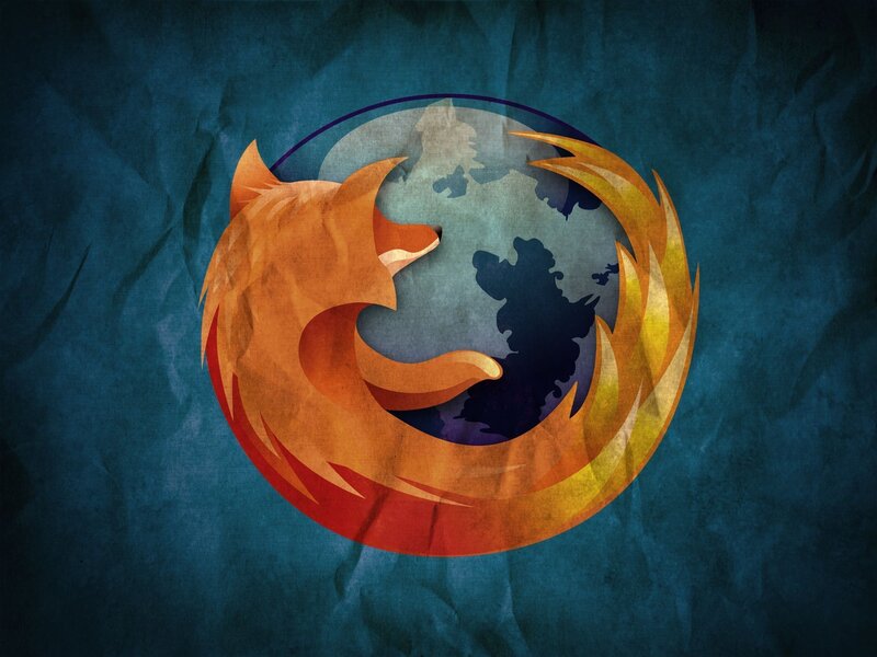 Fox Circling Globe — Blue, Dramatic