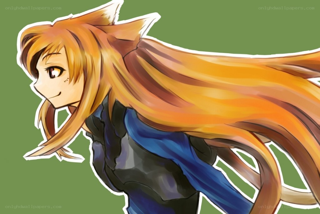 fox-eared anime character