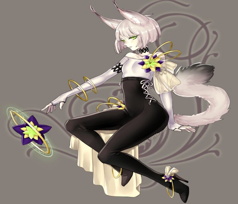Fox-eared Character