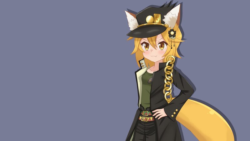 Fox-eared Character — Yellow