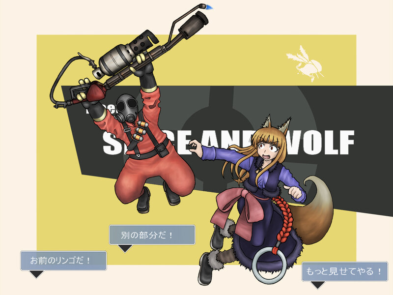 Fox-eared Girl and Soldier