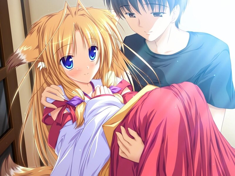 Fox-eared Girl Being Held