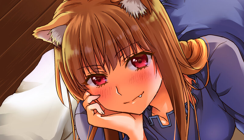Fox-eared Girl — Brown, Calm, Anime