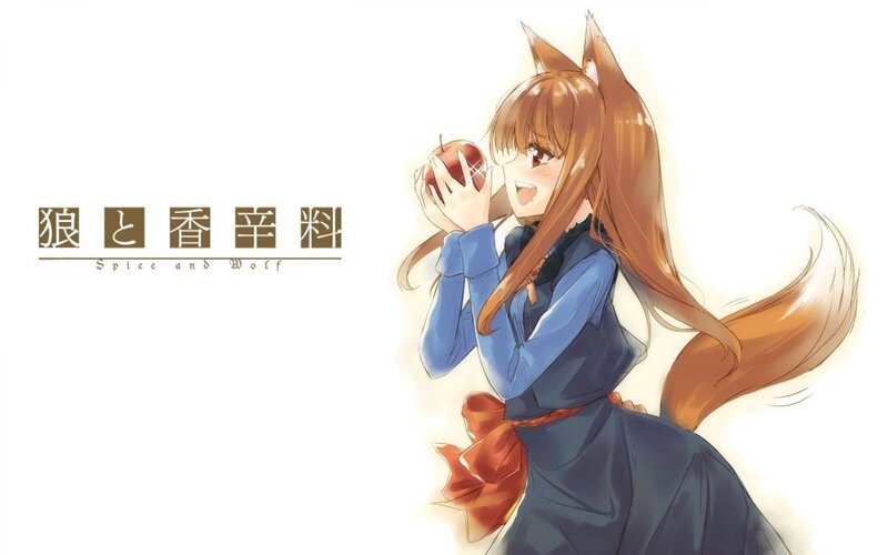Fox-eared Girl Holding Apple