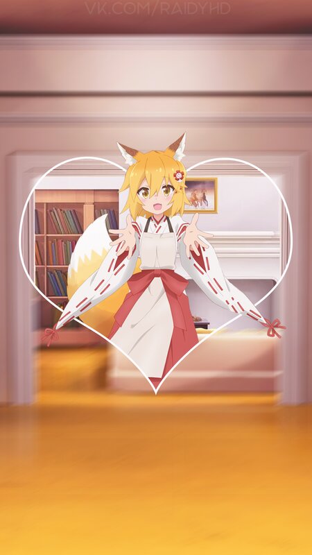 Fox-eared Girl in Apron