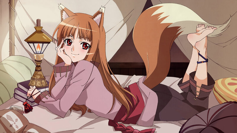 Fox-eared Girl in Bed — Brown, Calm