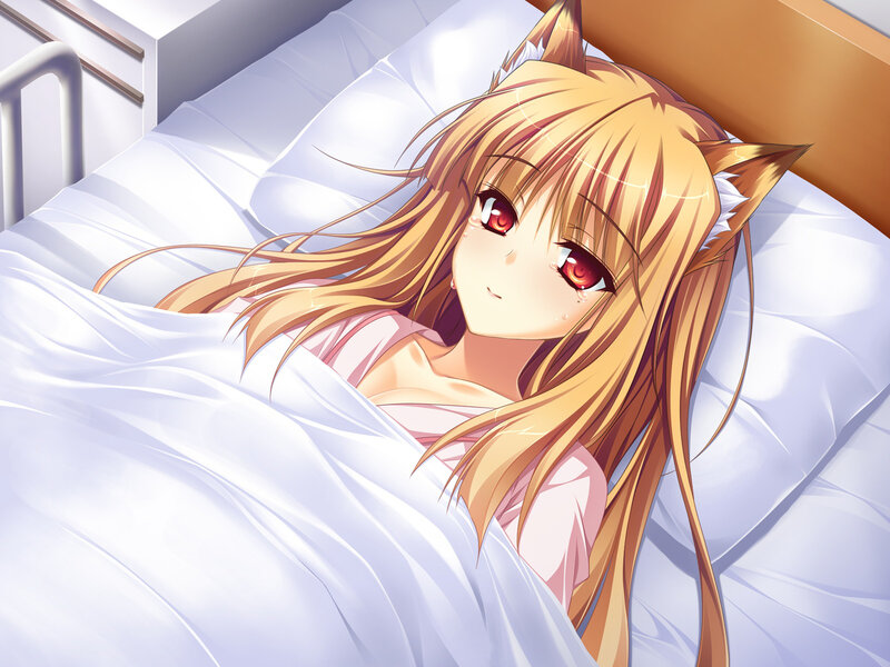 Fox-eared Girl in Bed