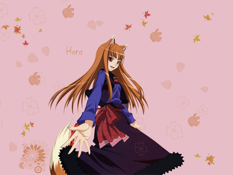 Fox-eared Girl in Kimono — Pink