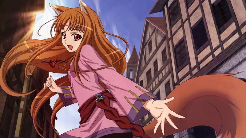 Fox-eared Girl in Pink — Orange