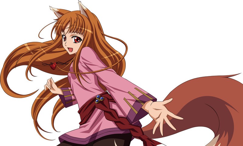fox-eared girl in pink outfit